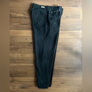 🖤 BOSS Hugo Boss Alabama 39528 Black Pinstripe Pants – W: 38 / L: 36